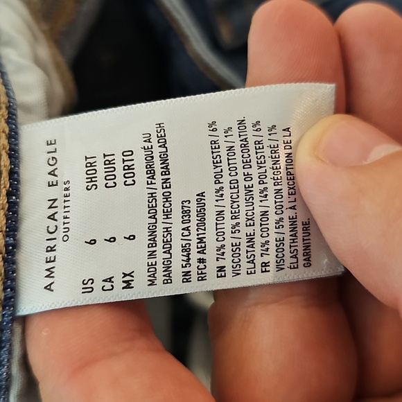 American Eagle Stretch Size 6 High Rise Mom Jeans - Picture 8 of 8